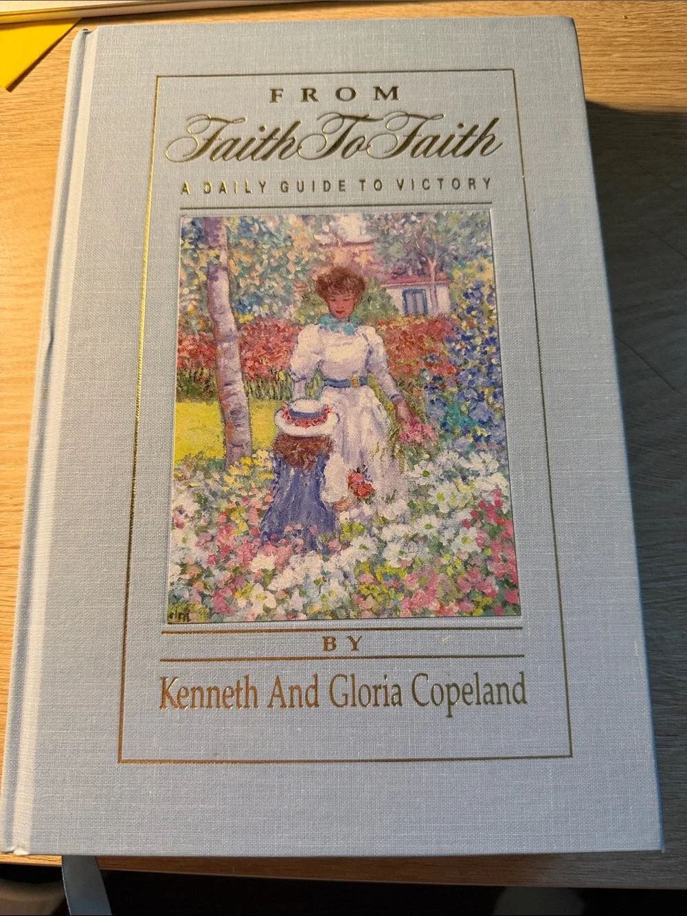 From Faith to Faith Daily Guide - Light Blue Hardcover